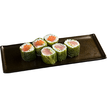 とろ鉄火の高菜巻き