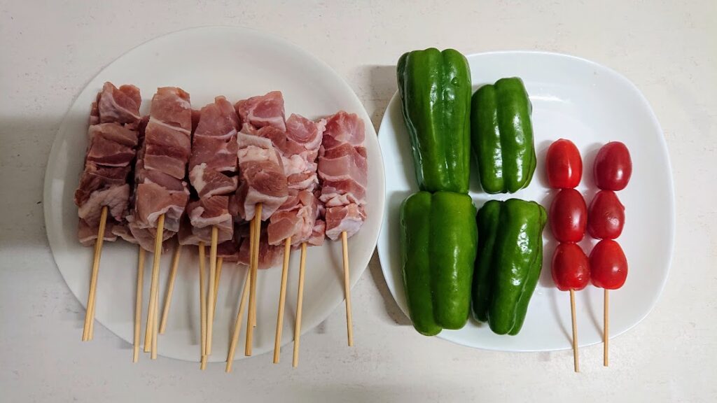 BBQの材料